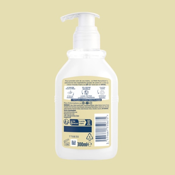 Le Petit Marseillais Foam Gel: Vegetable Milk Handwash